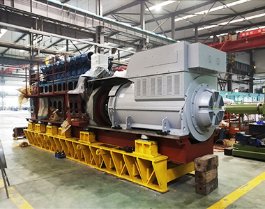贵州省盘州红达瓦斯电站项目配4台火博官方网址6极高压1550KW/10.5KV