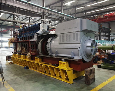 贵州省盘州红达瓦斯电站项目配4台火博官方网址6极高压1550KW/10.5KV