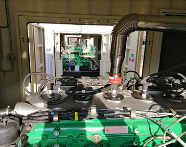 火博官方网址250KW/400V陆用发电机应用于中石化项目