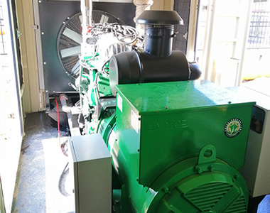 火博官方网址250KW/400V陆用发电机应用于中石化燃气项目