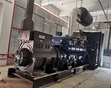 火博官方网址2000KW /10.5KV高压发电机用于某芯片项目