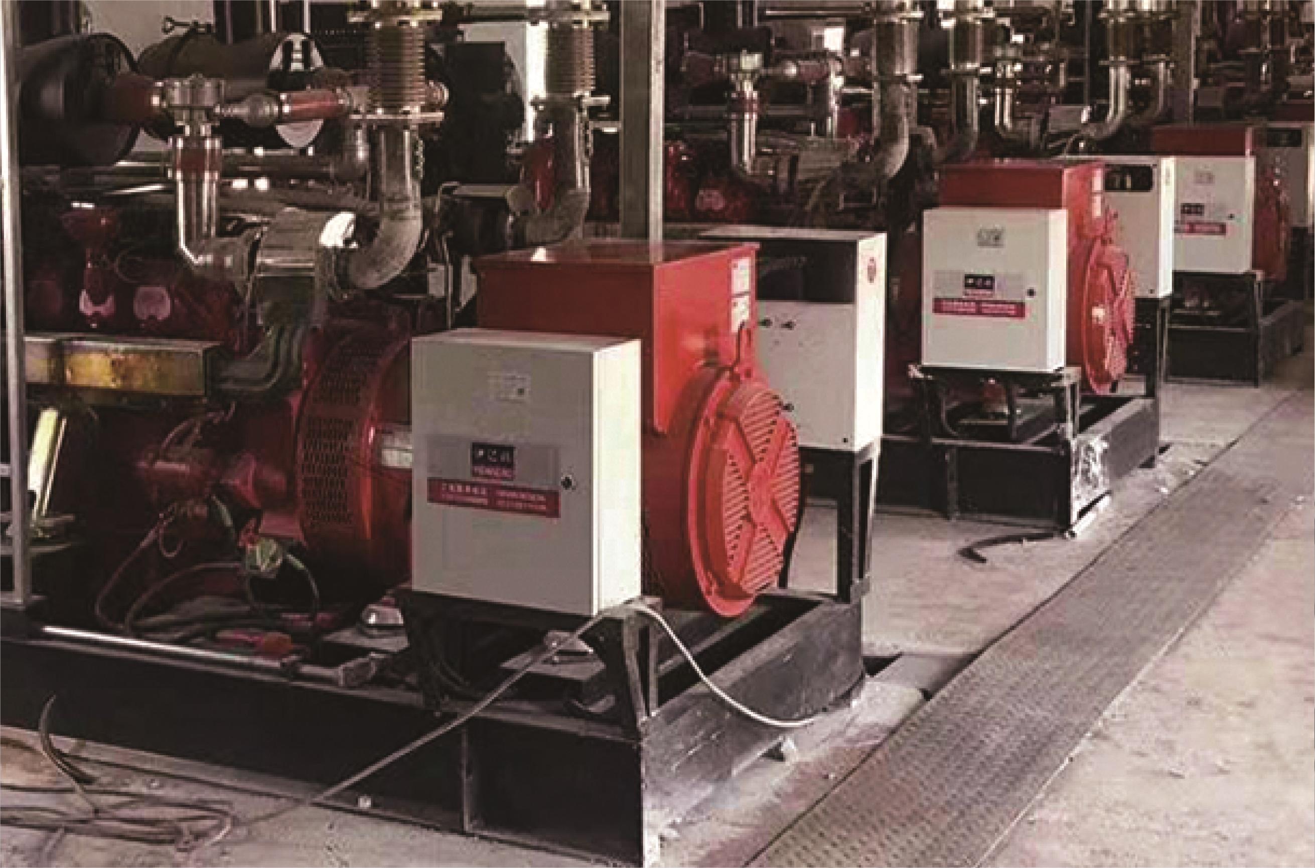 陕北中石化天然气发电站项目（斗山配火博官方网址10台200KW）